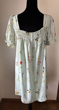 Gaudie And Company Spring Flower Babydoll Dress Size Small Cottagecore Fairy
